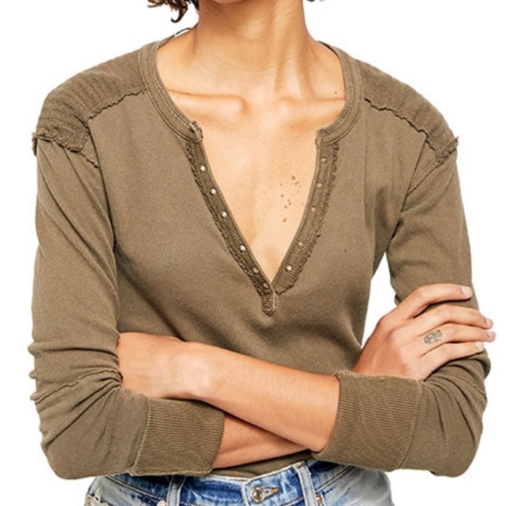 We the Free - Military Mix Henley tee